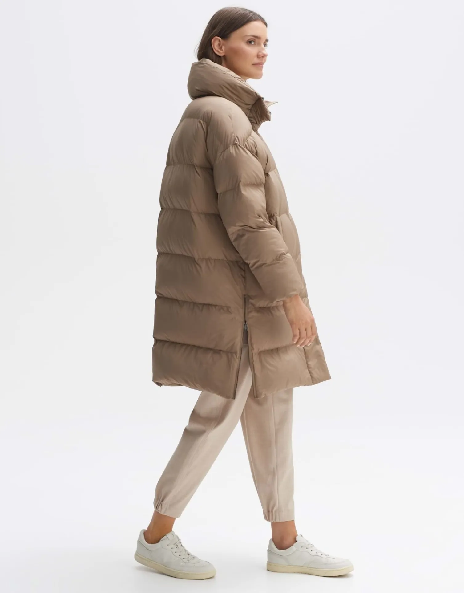 someday Fashion Outdoor>Gewatteerde Mantel Hileni Nutmeg