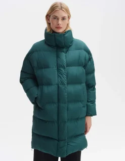 someday Fashion Outdoor>Gewatteerde Mantel Hileni Deep Teal