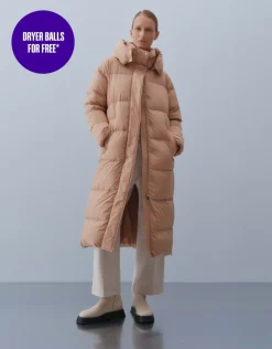 someday Fashion Outdoor>Gewatteerde Mantel Varica Brown Hazel