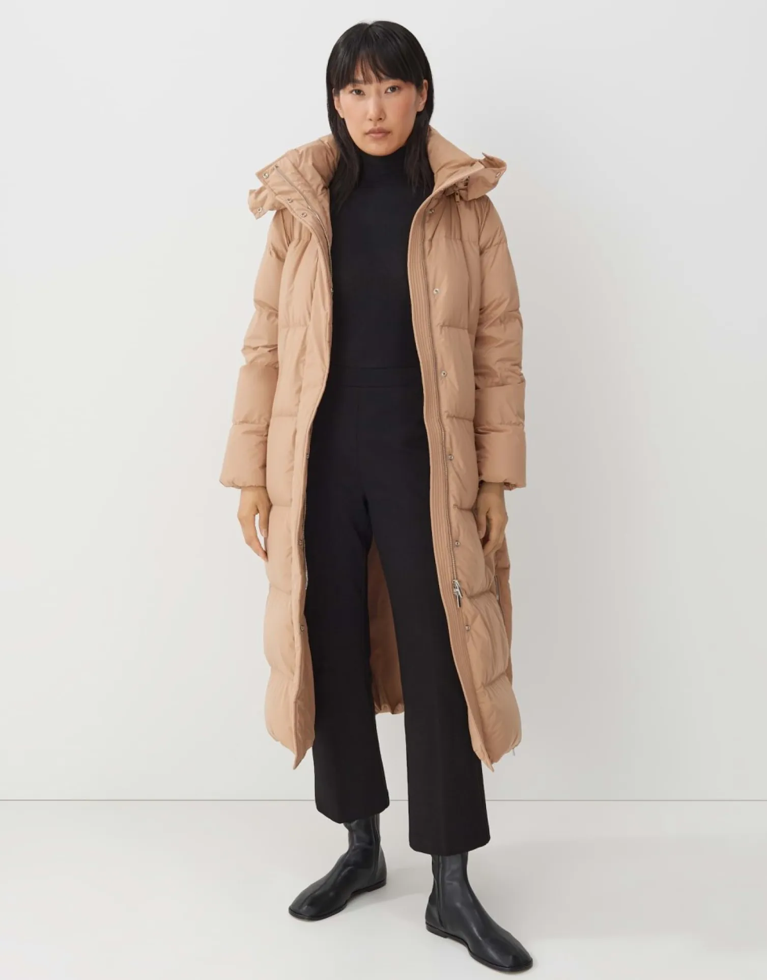 someday Fashion Outdoor>Gewatteerde Mantel Varica Brown Hazel