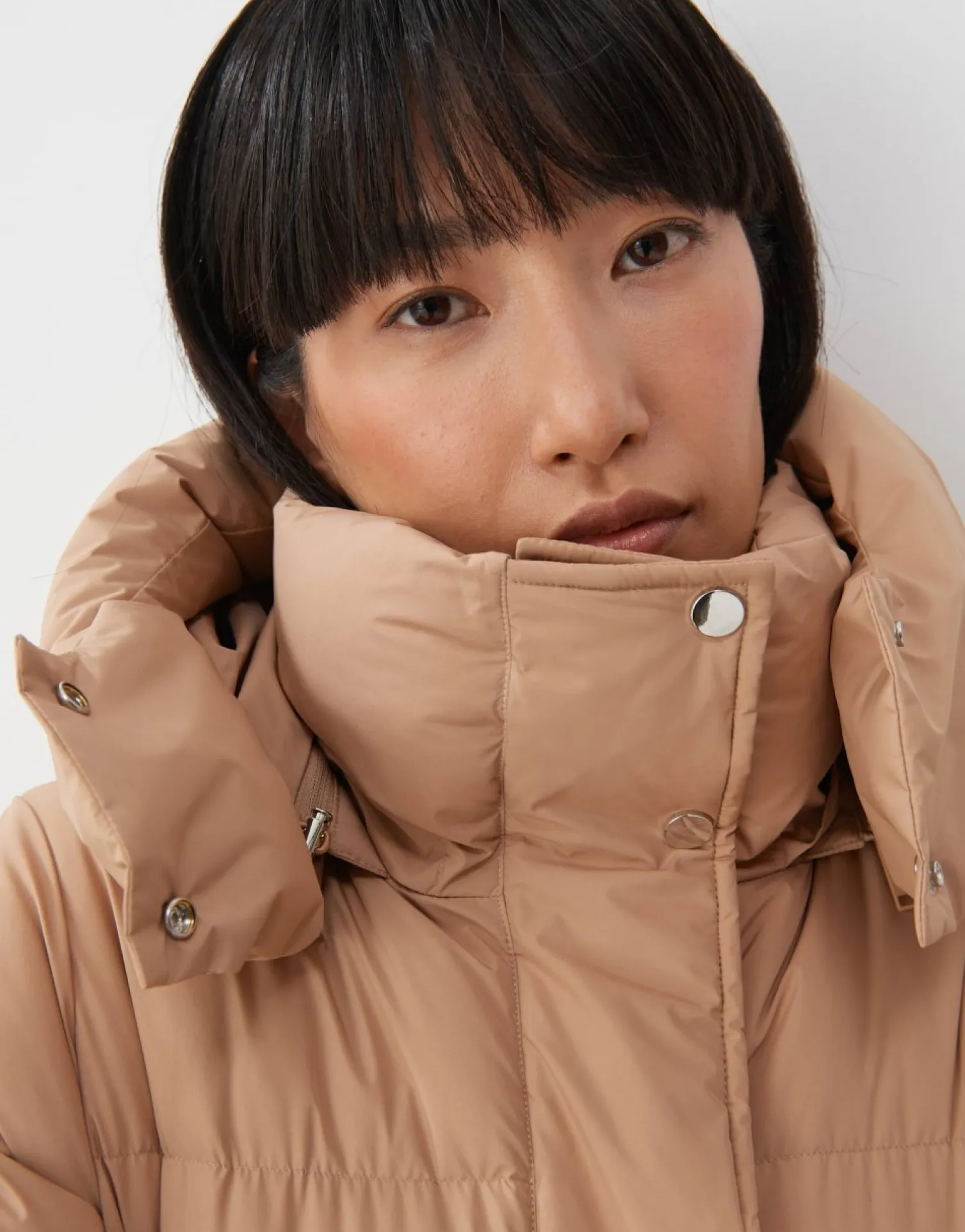 someday Fashion Outdoor>Gewatteerde Mantel Varica Brown Hazel