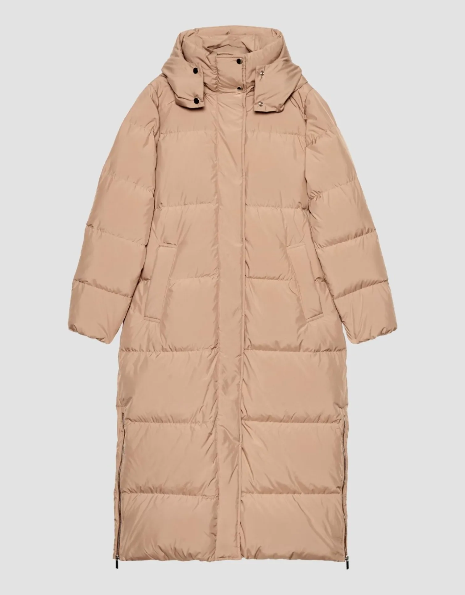 someday Fashion Outdoor>Gewatteerde Mantel Varica Brown Hazel