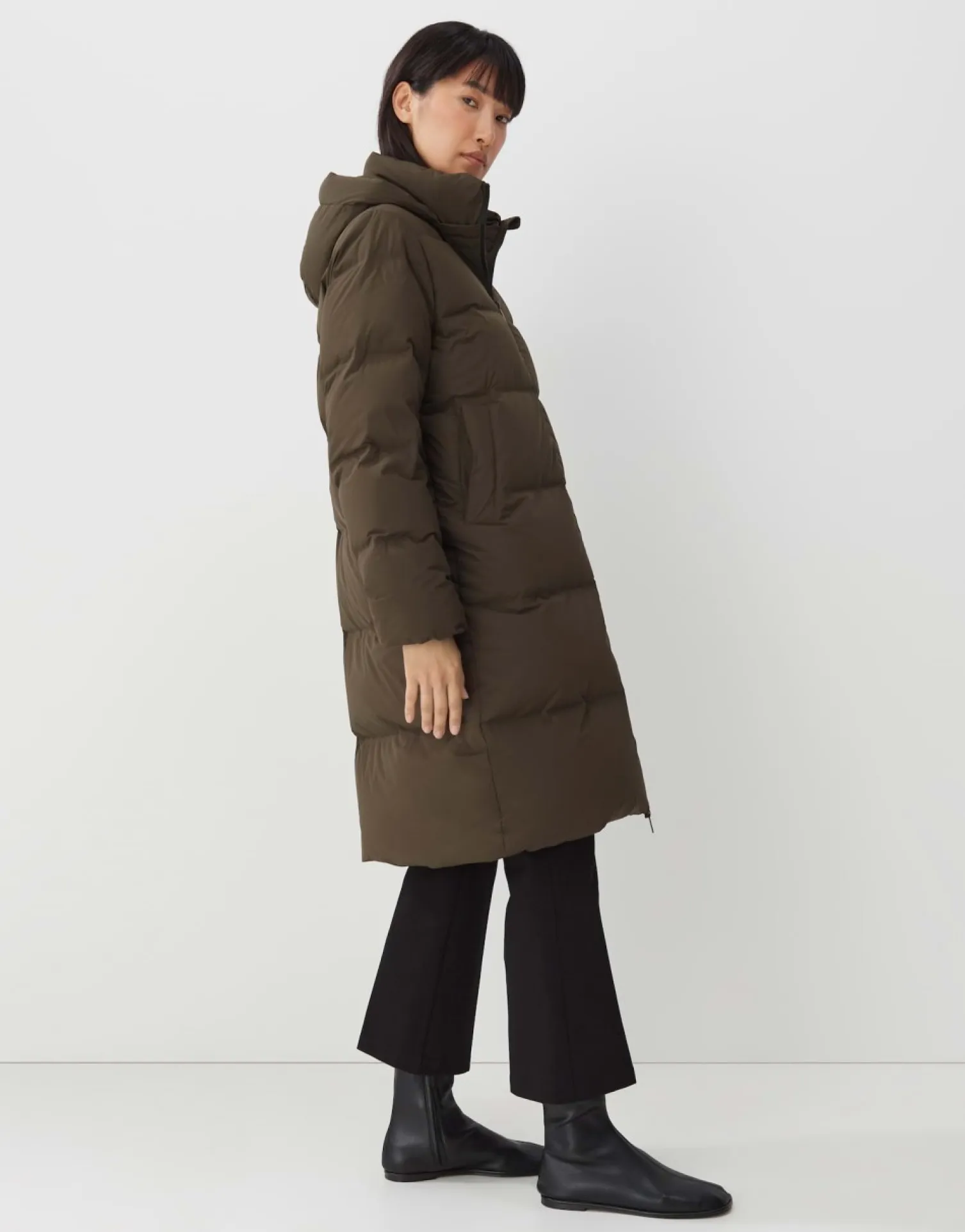 someday Fashion Outdoor>Gewatteerde Mantel Vatina Misty Green