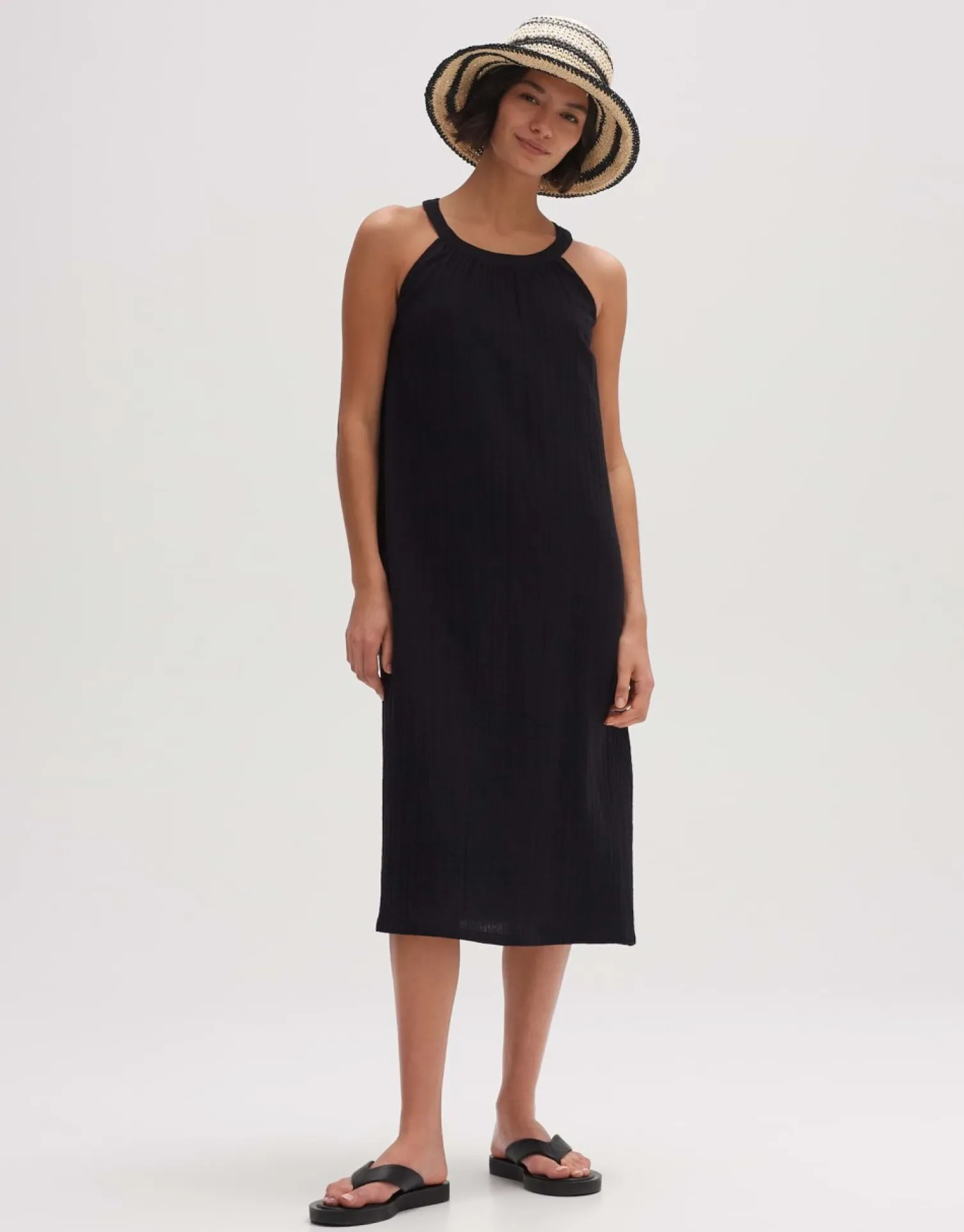 someday Fashion Jurken Rokken>Halterjurk Watari Black