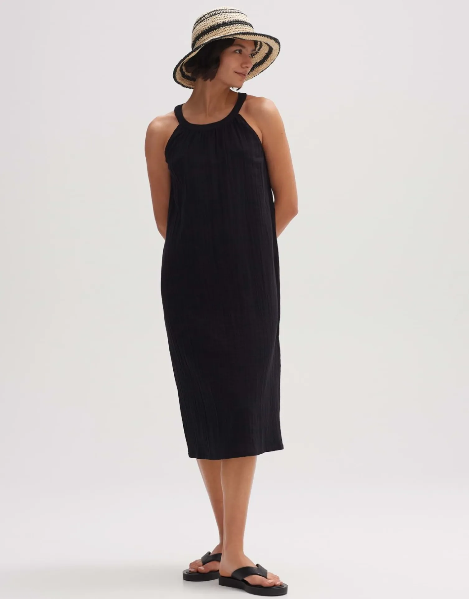 someday Fashion Jurken Rokken>Halterjurk Watari Black