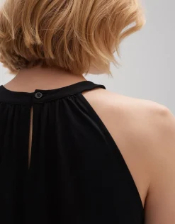 someday Fashion Shirts>Haltertop Imoro Black