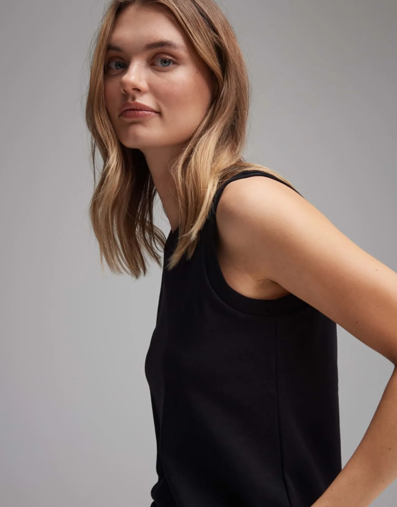 someday Fashion Shirts>Jersey Top Ilayda Black