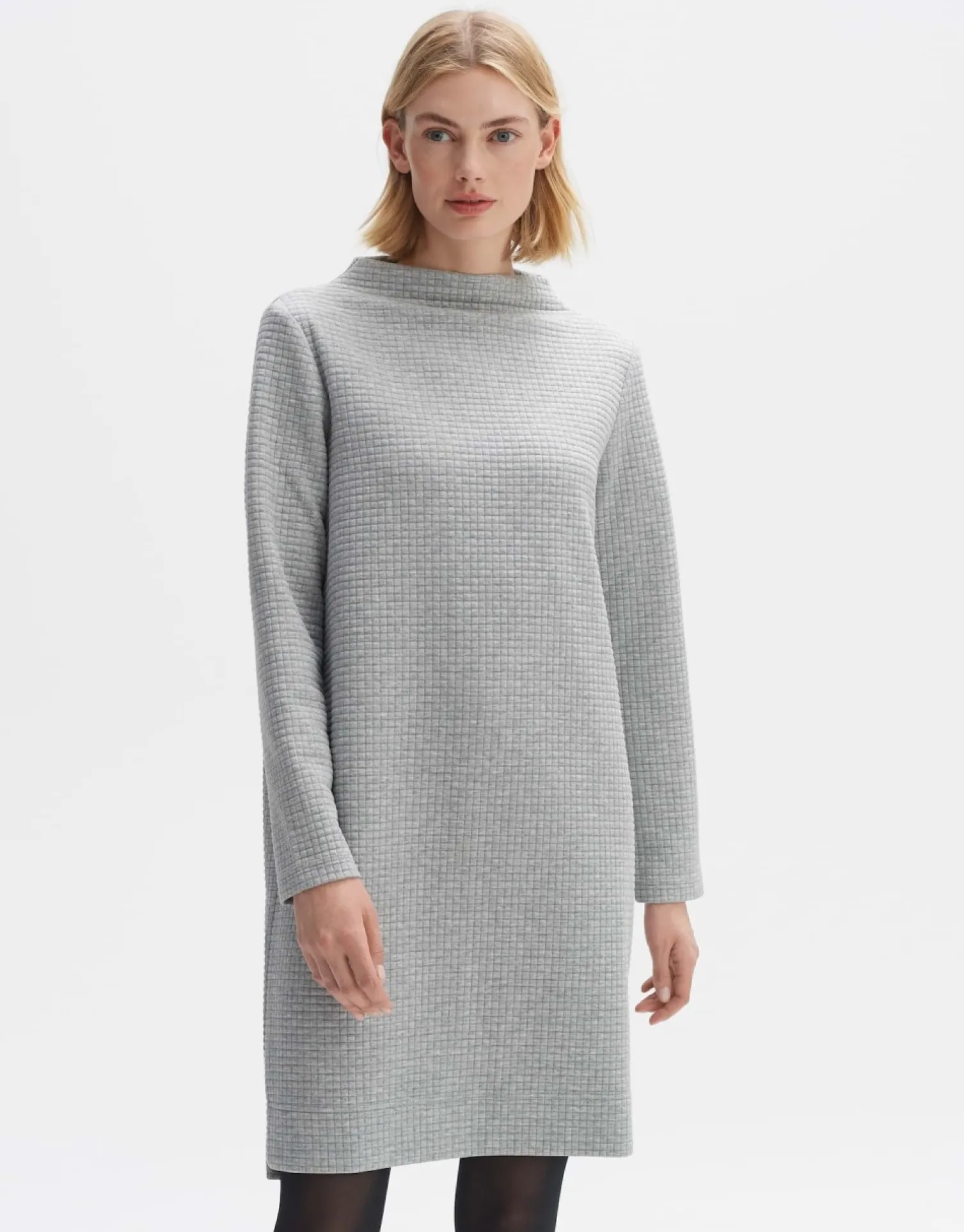 someday Fashion Jurken Rokken>Jurk Wisal Hazy Fog Melange
