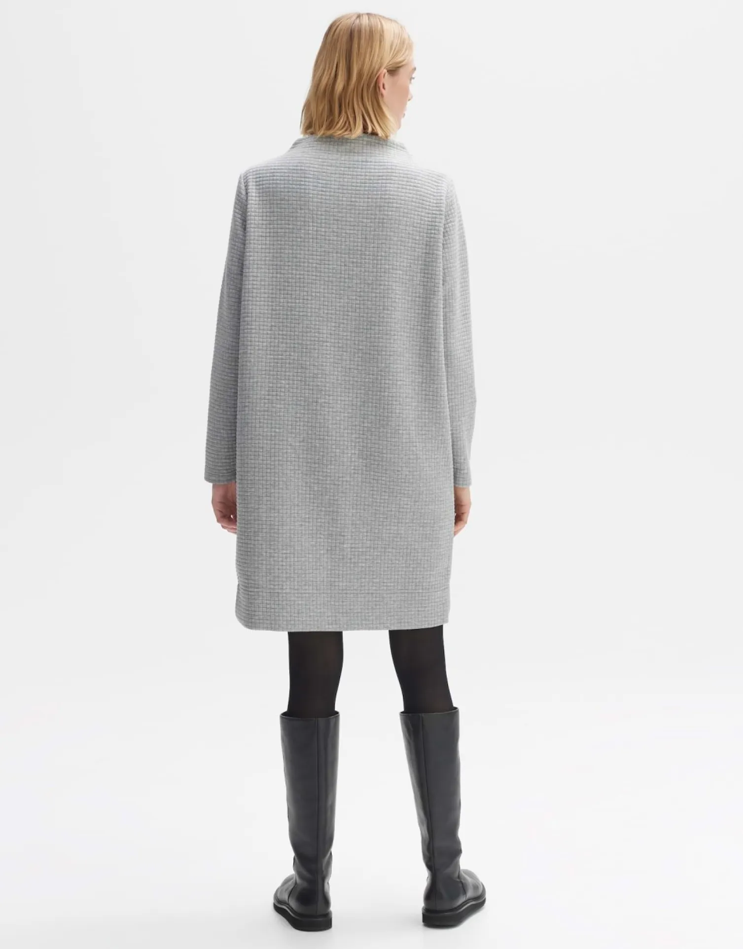 someday Fashion Jurken Rokken>Jurk Wisal Hazy Fog Melange