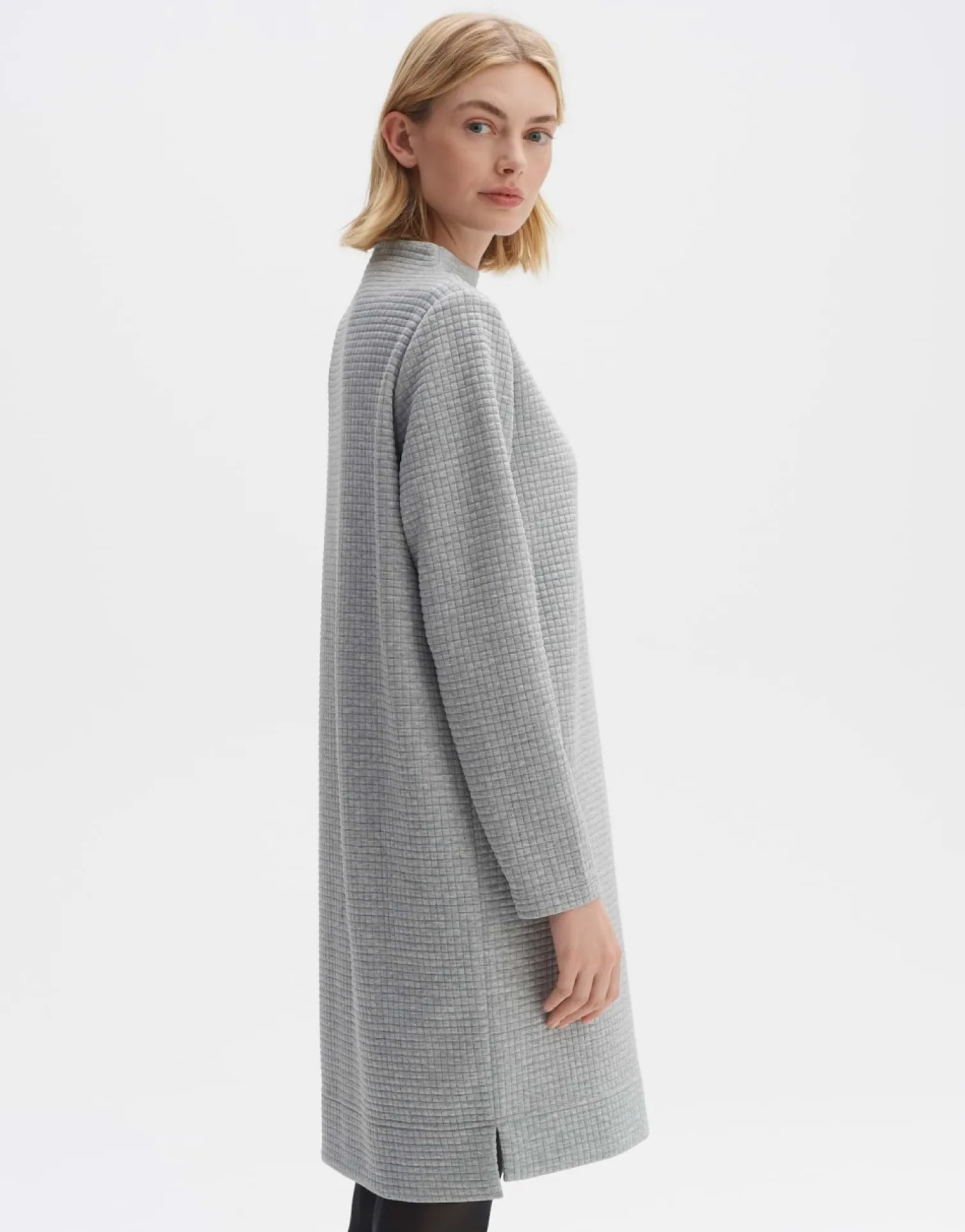 someday Fashion Jurken Rokken>Jurk Wisal Hazy Fog Melange