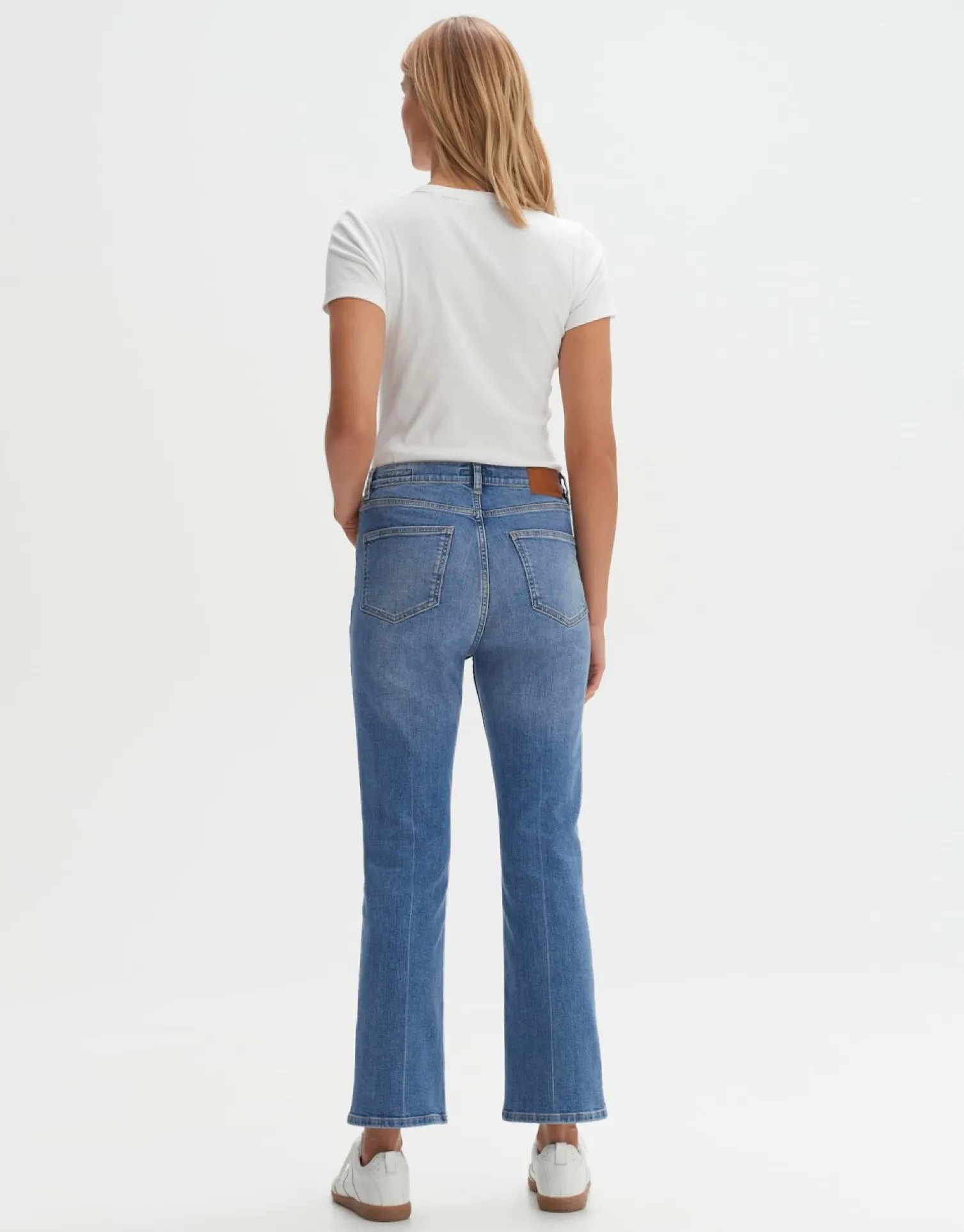 someday Fashion Jeans>Kick Flared Jeans Eboni Sky Blue Washed