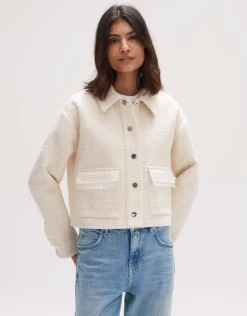 someday Fashion Outdoor>Korte Jas Hayla Natural Glaze