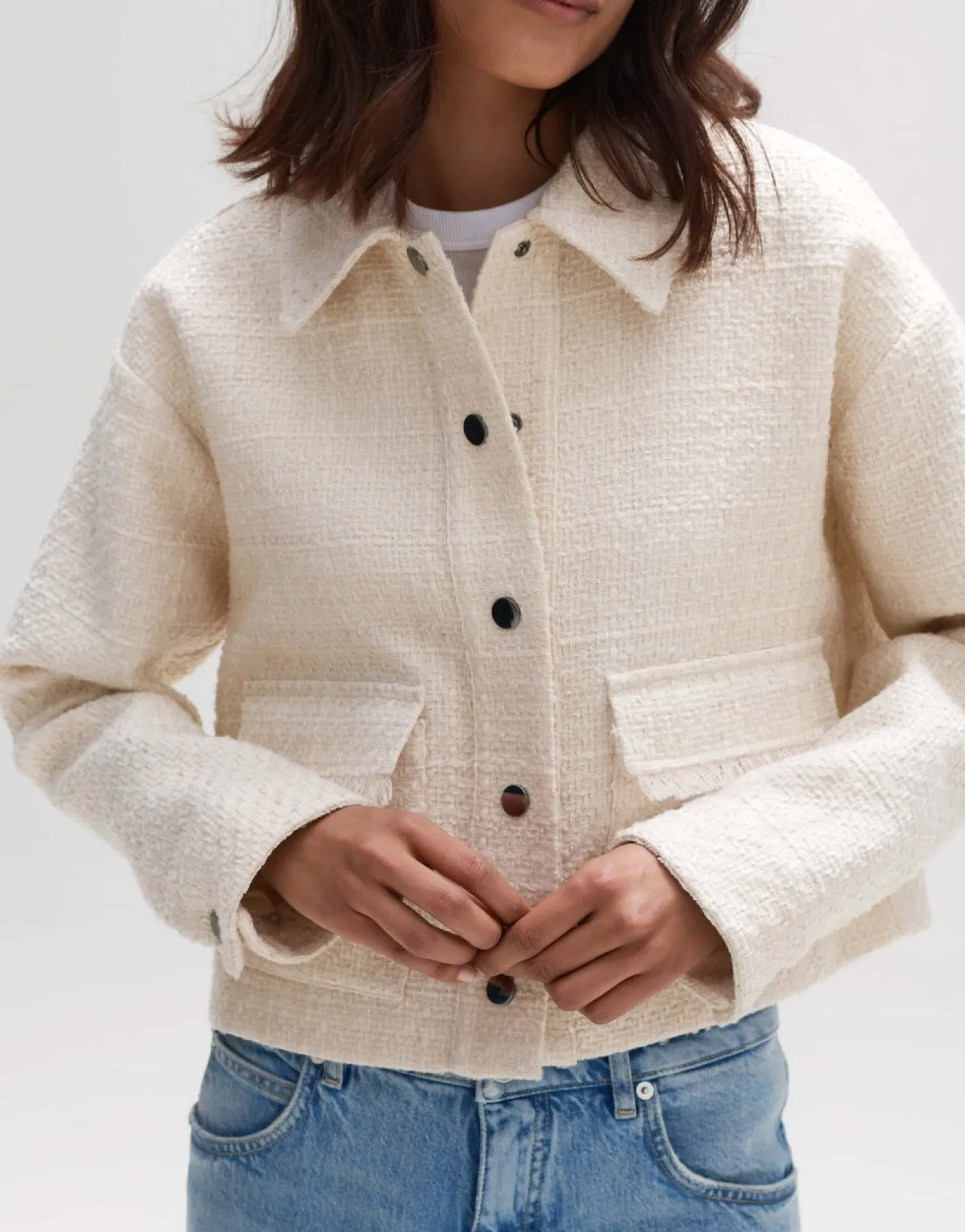 someday Fashion Outdoor>Korte Jas Hayla Natural Glaze