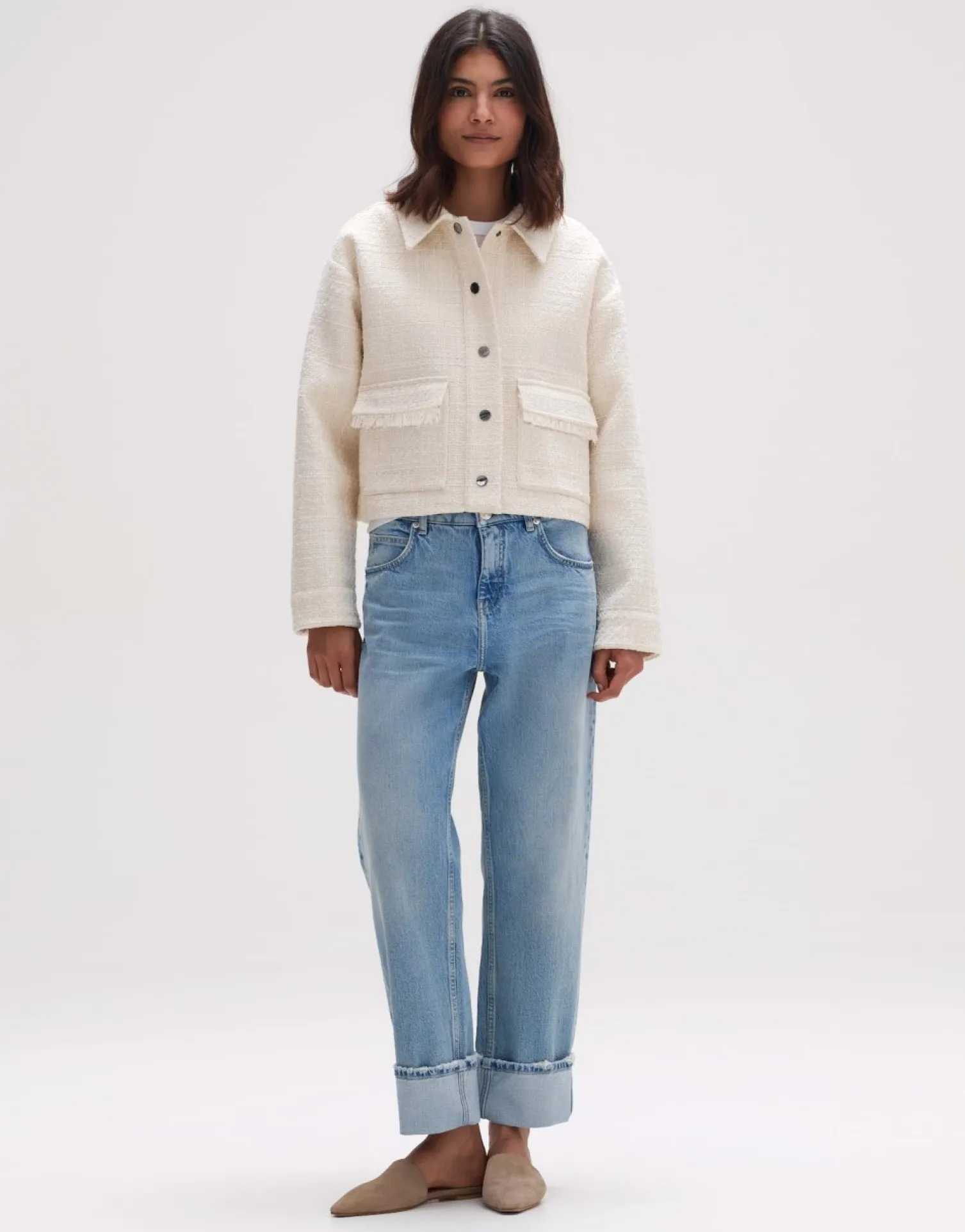someday Fashion Outdoor>Korte Jas Hayla Natural Glaze