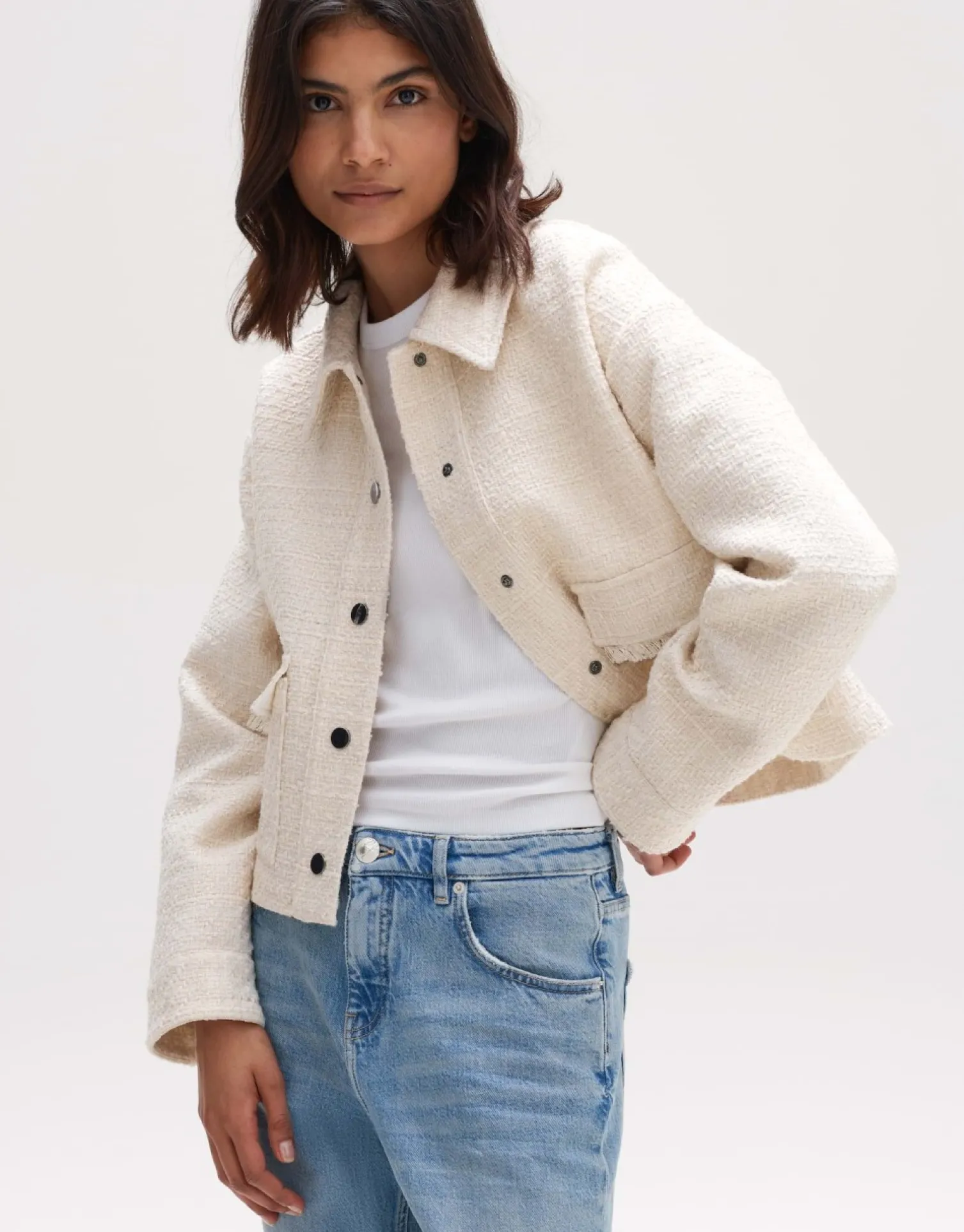 someday Fashion Outdoor>Korte Jas Hayla Natural Glaze