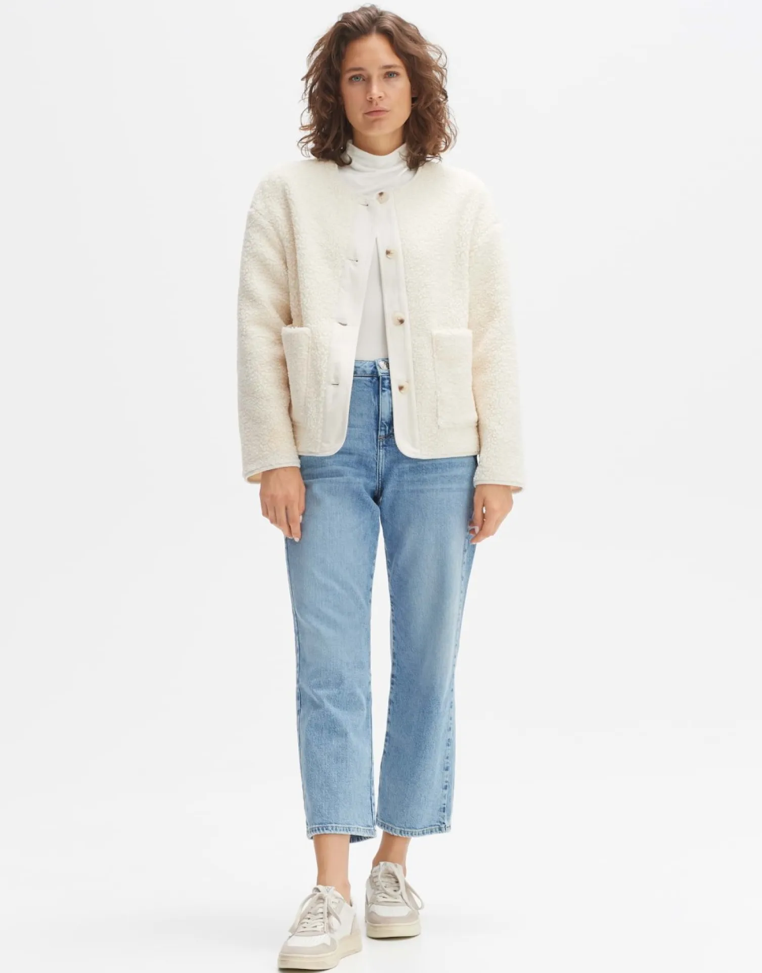 someday Fashion Outdoor>Korte Jas Jupina Soft Cream