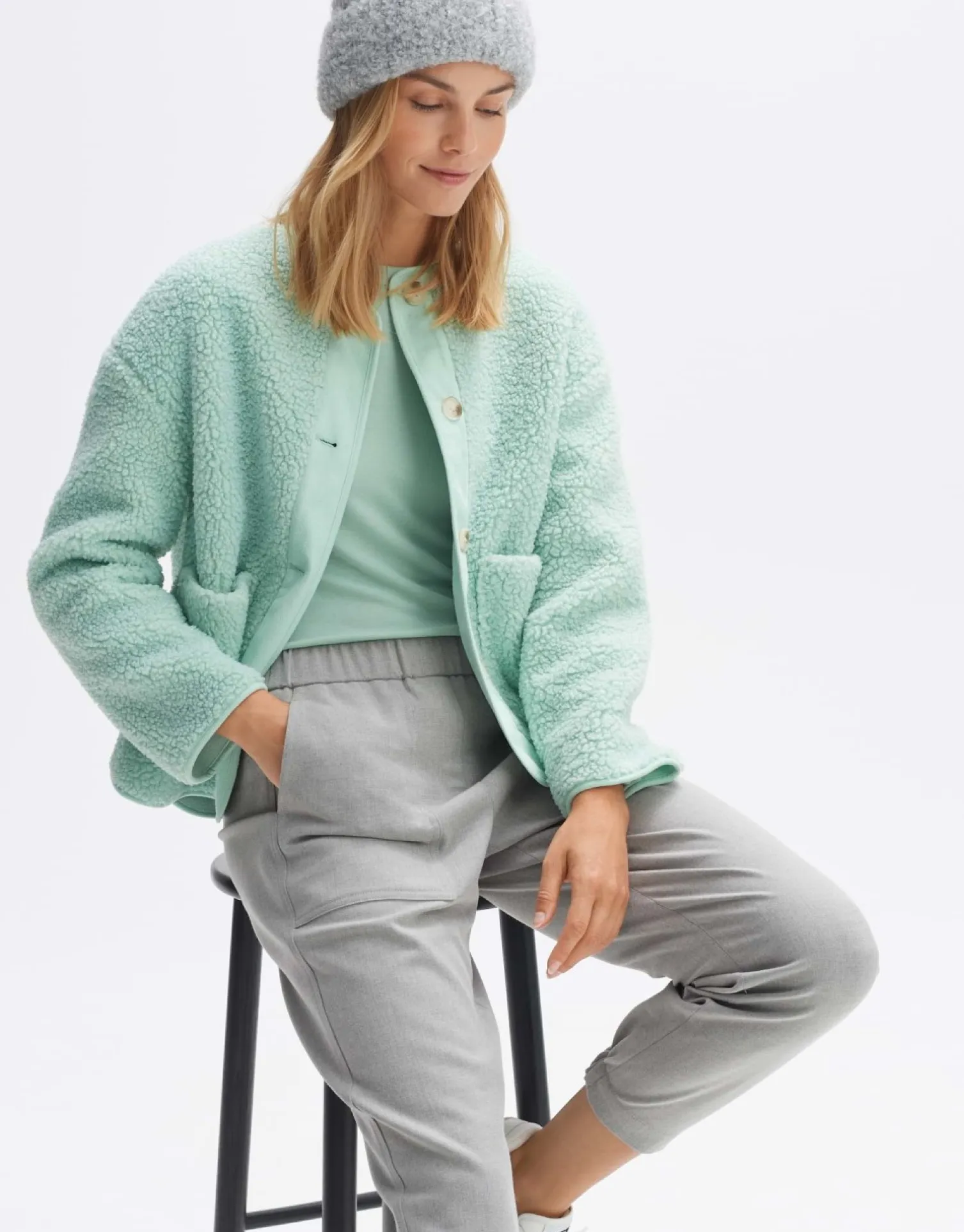 someday Fashion Outdoor>Korte Jas Jupina Pale Mint
