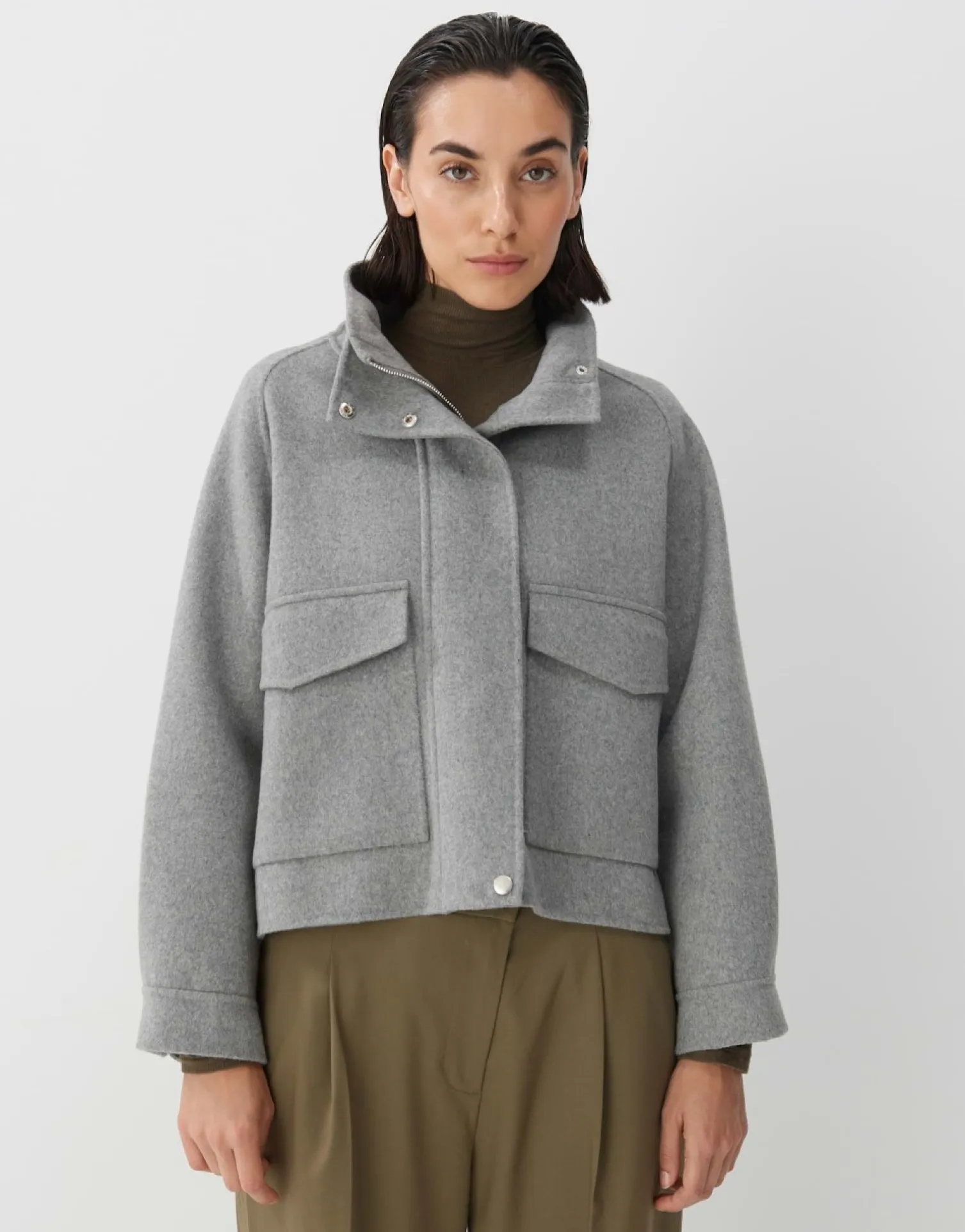someday Fashion Outdoor>Korte Jas Varah Good Grey