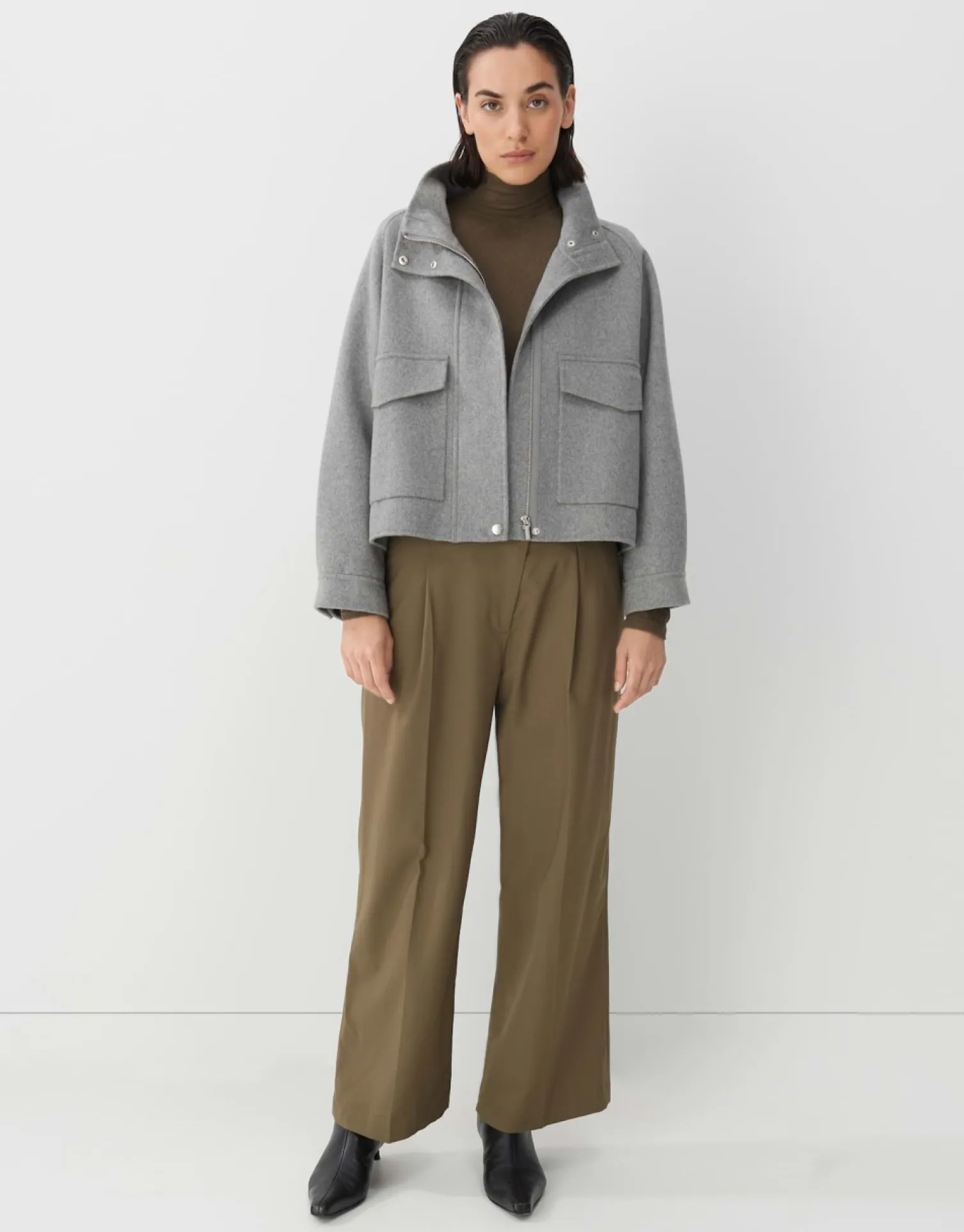 someday Fashion Outdoor>Korte Jas Varah Good Grey