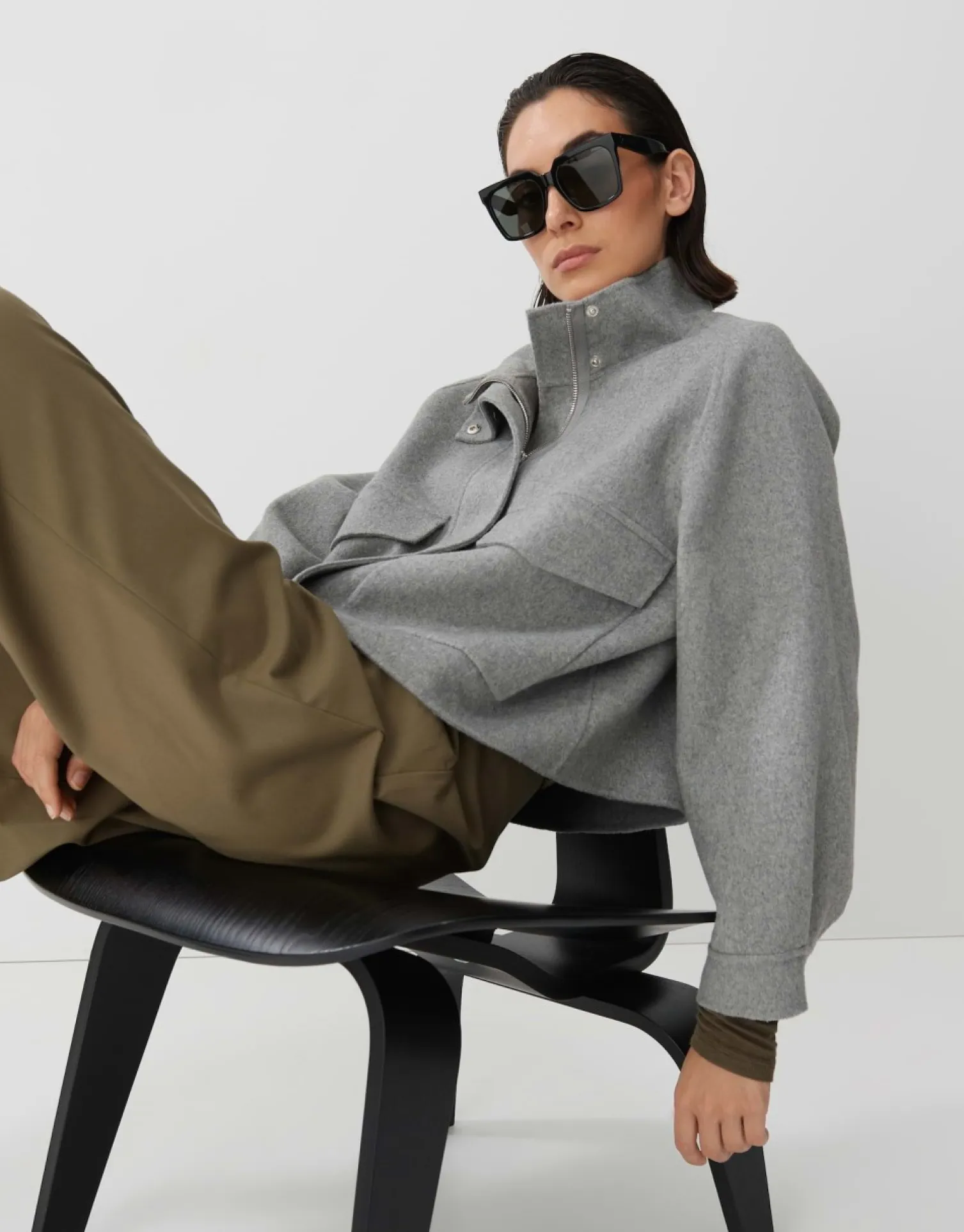 someday Fashion Outdoor>Korte Jas Varah Good Grey