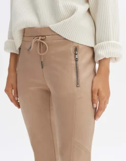 someday Fashion Broeken>Kunstleren Broek Elvina Nutmeg