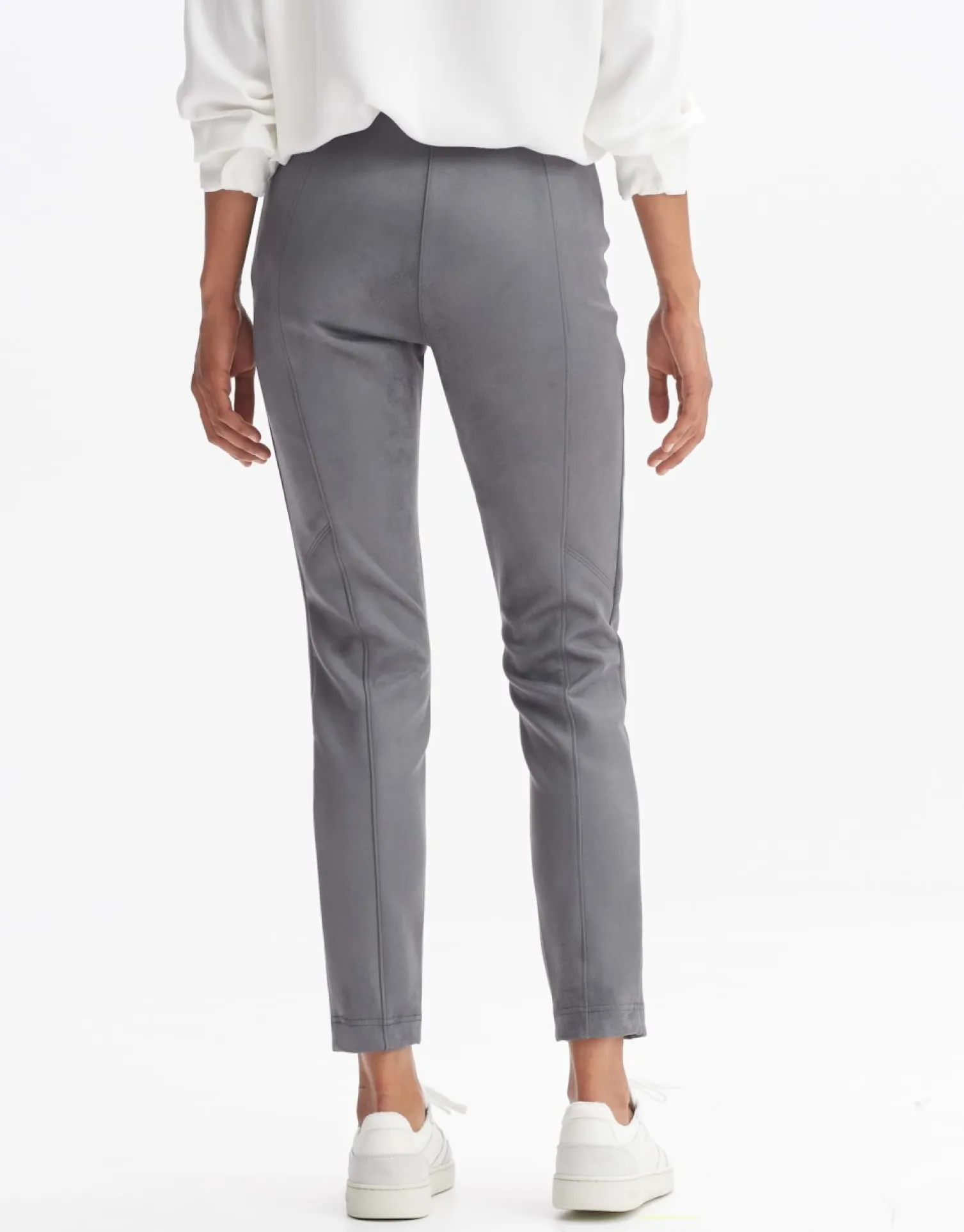 someday Fashion Broeken>Kunstleren Broek Elvina Graphite Glaze