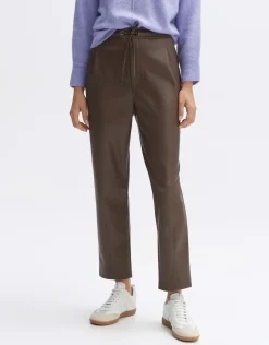 someday Fashion Broeken>Kunstleren Broek Majella Sandalwood