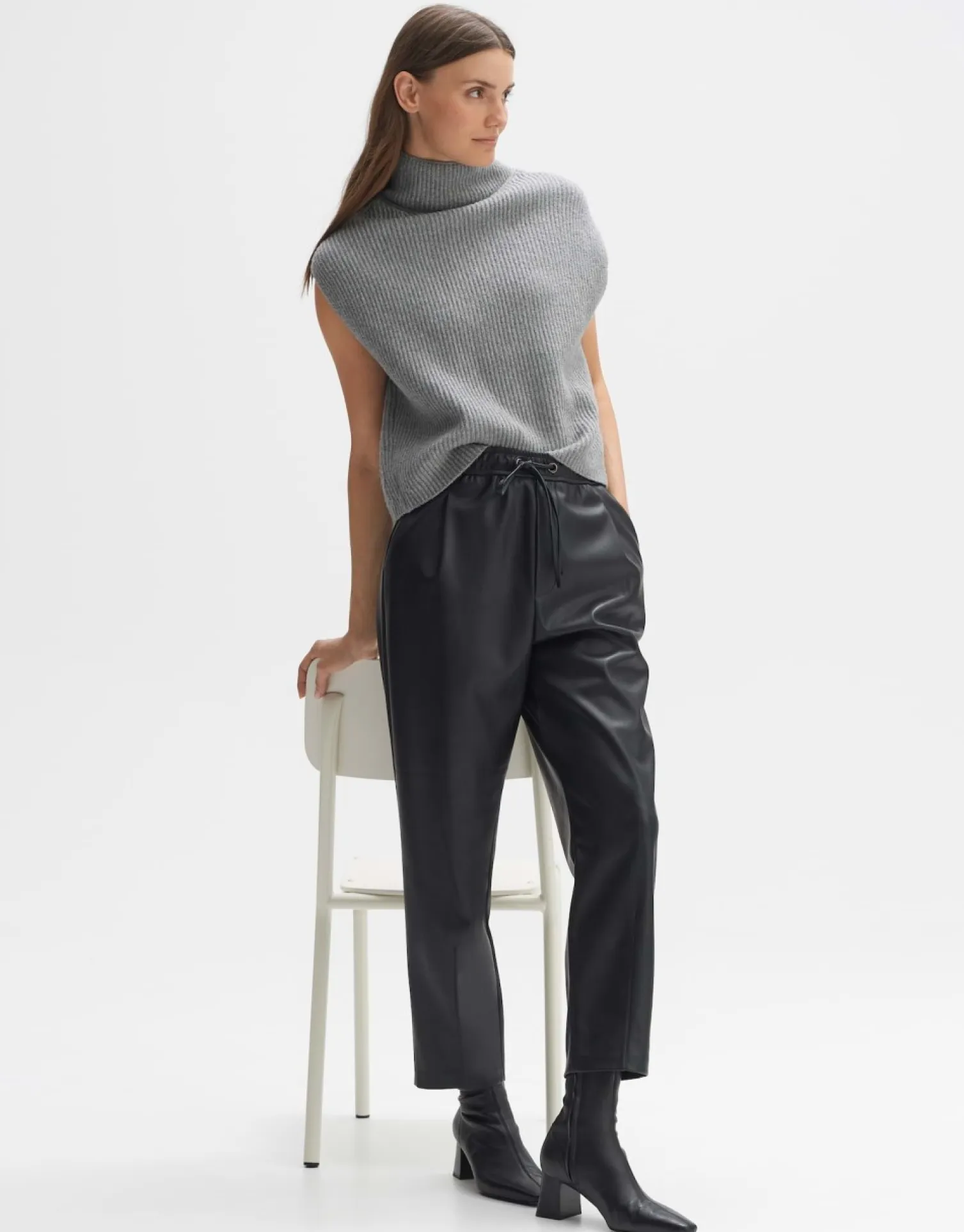 someday Fashion Broeken>Kunstleren Broek Majella Black
