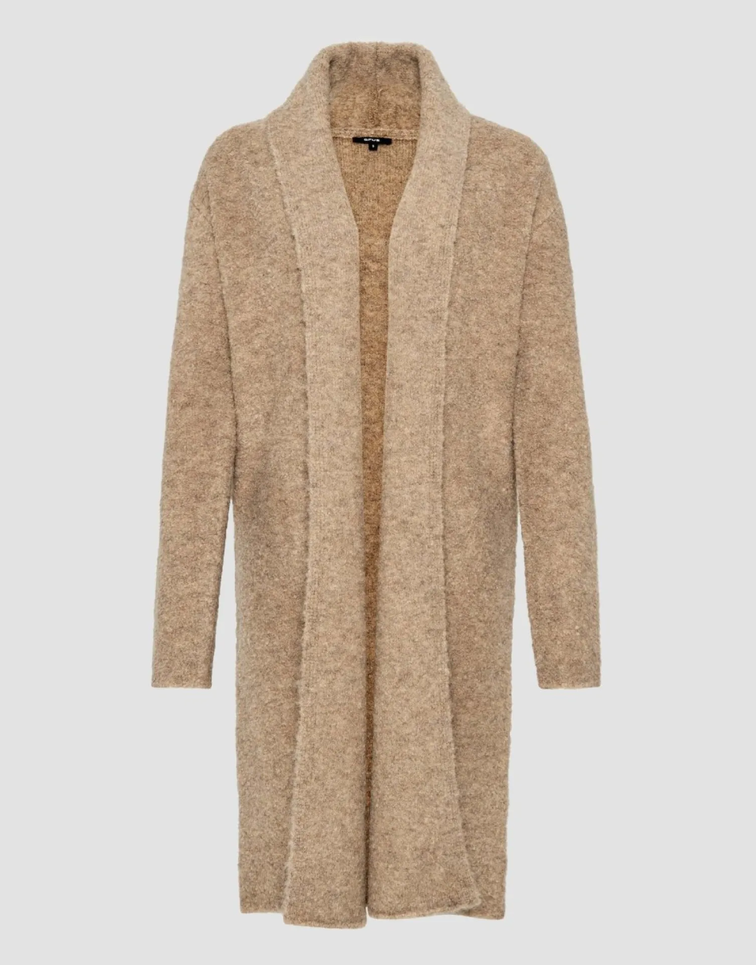 someday Fashion Gebreide Items>Lang Vest Dastina Macadamia