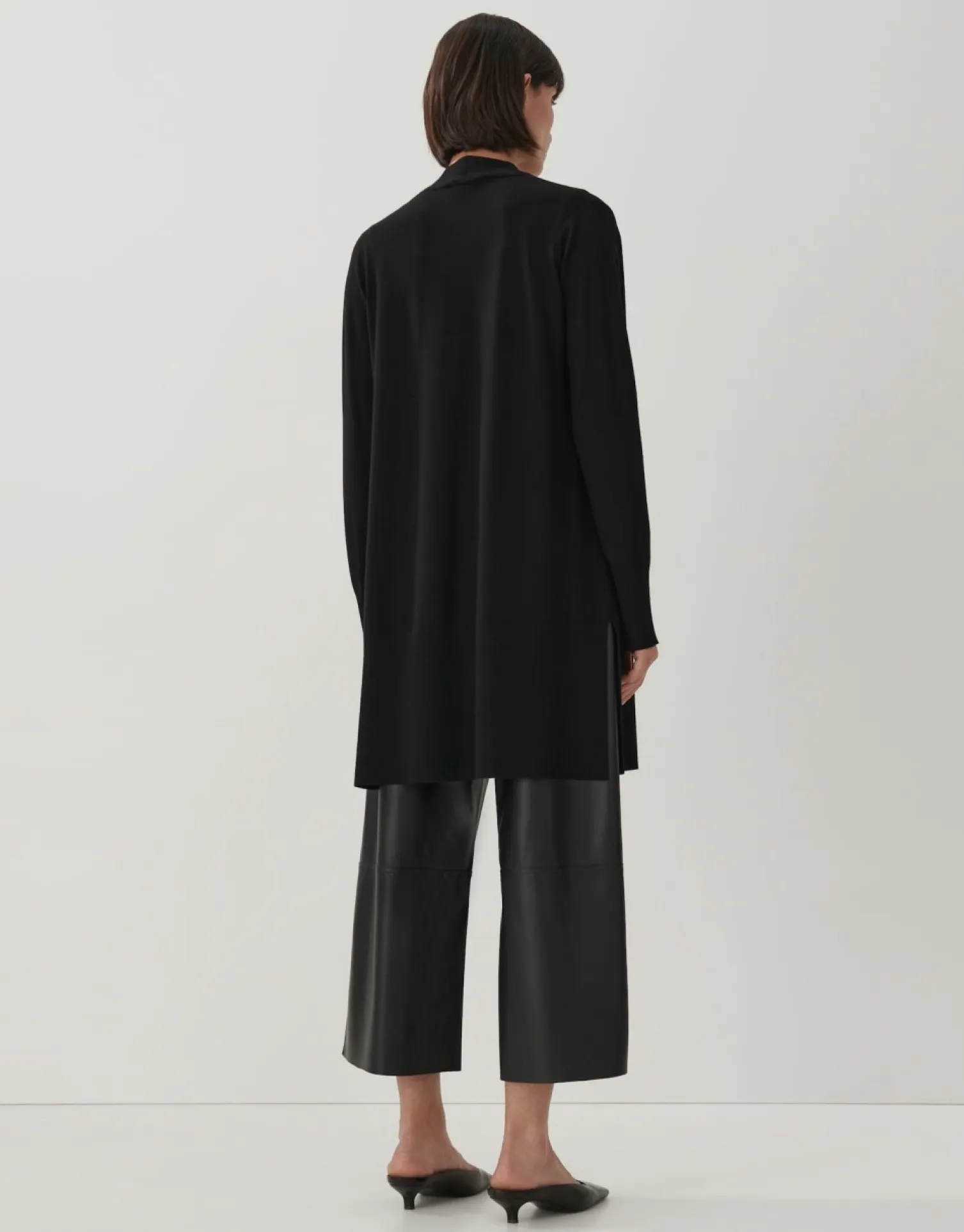 someday Fashion Gebreide Items>Lang Vest Talmara Black