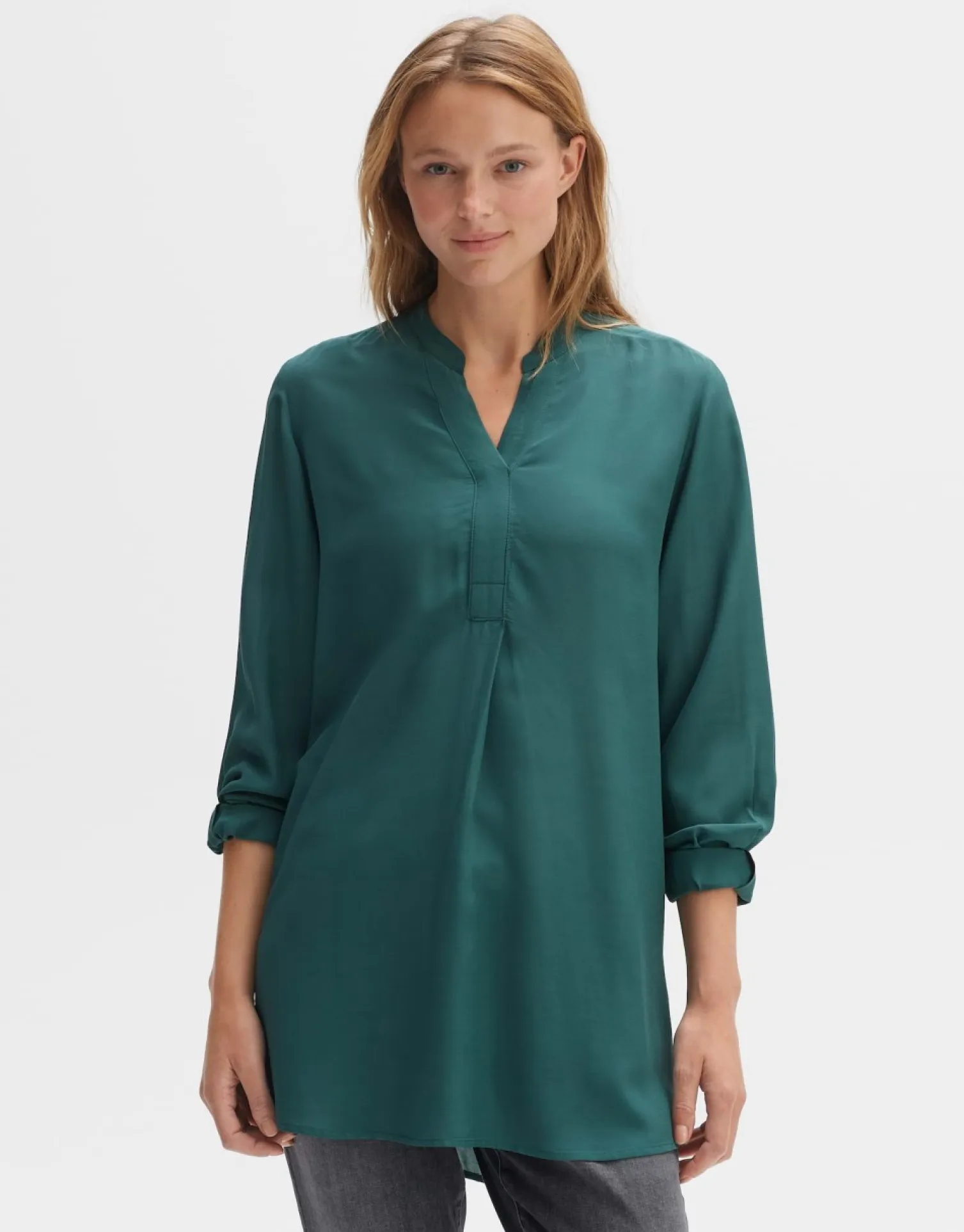 someday Fashion Blouses>Lange Blouse Facura Deep Teal