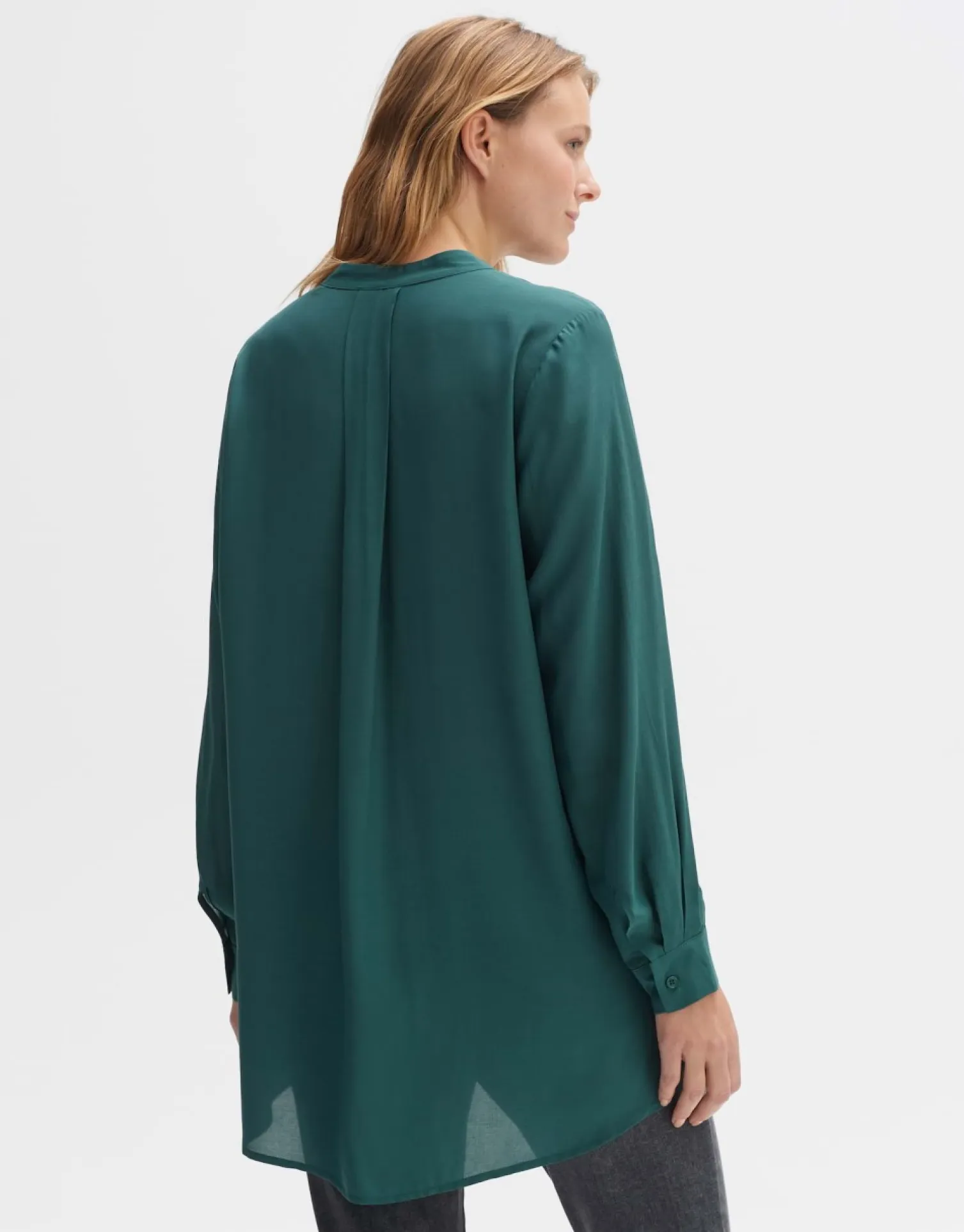 someday Fashion Blouses>Lange Blouse Facura Deep Teal