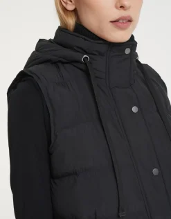 someday Fashion Blazer Vesten>Lange Bodywarmer Wafa Casual Black
