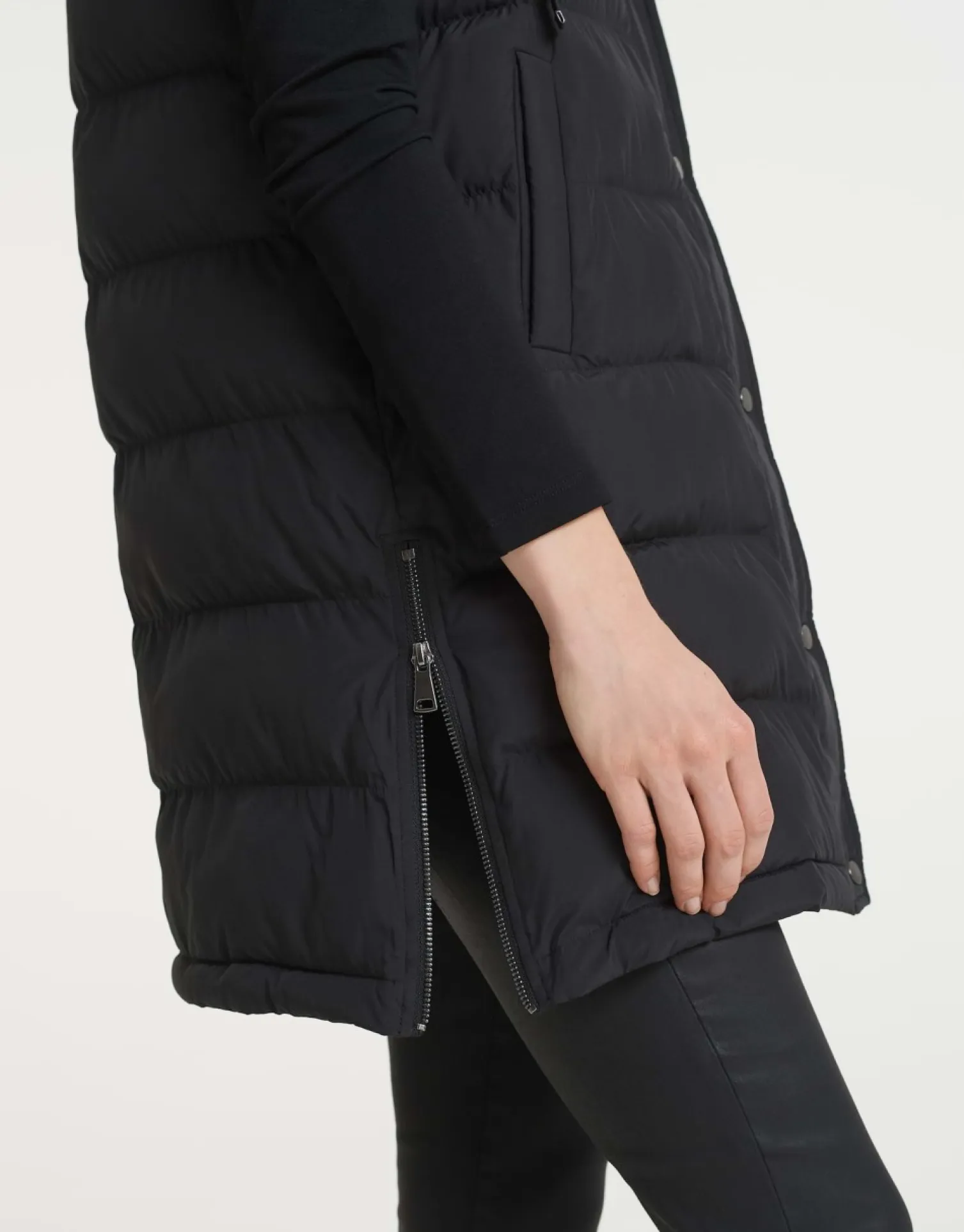 someday Fashion Blazer Vesten>Lange Bodywarmer Wafa Casual Black