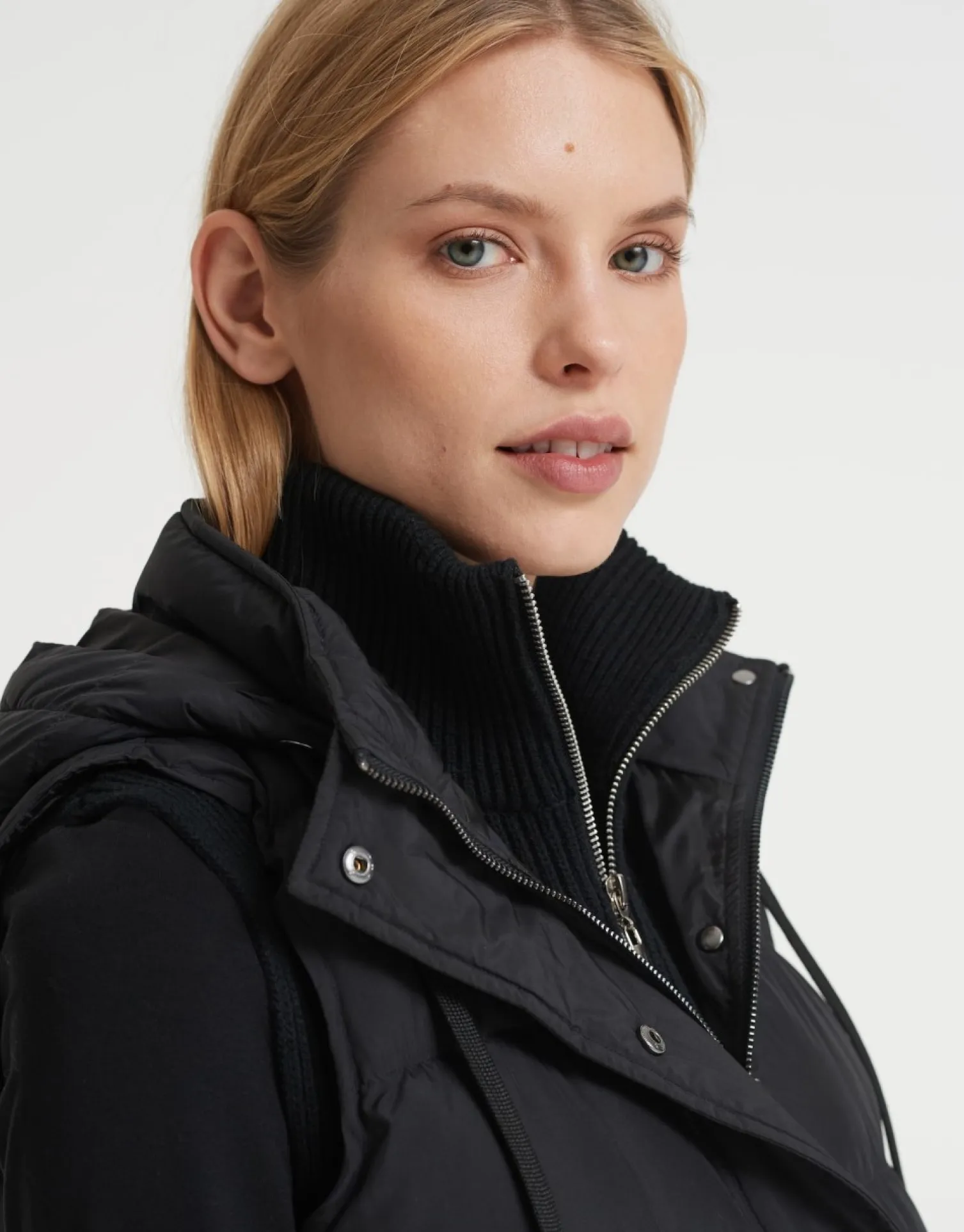 someday Fashion Blazer Vesten>Lange Bodywarmer Wafa Casual Black