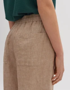 someday Fashion Broeken>Linnen Broek Madeka Natural Glaze