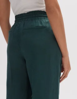 someday Fashion Broeken>Linnen Broek Marou Deep Teal