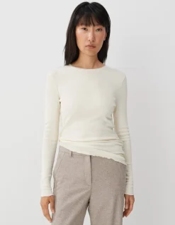 someday Fashion Shirts>Longsleeve Kevy Soft Cream