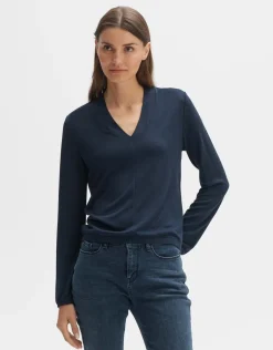 someday Fashion Shirts>Longsleeve Sabira Coal Blue