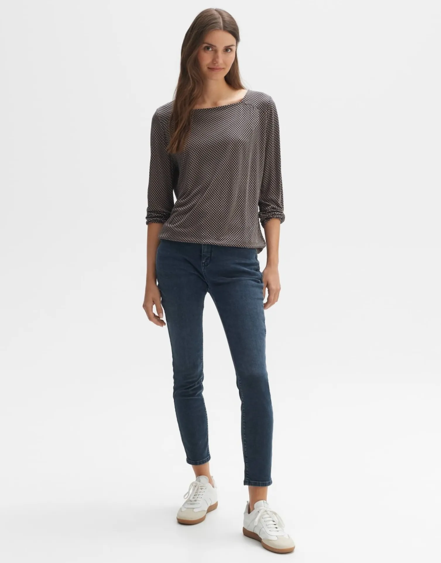 someday Fashion Shirts>Longsleeve Sandya Nutmeg