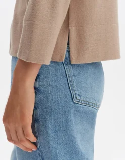 someday Fashion Shirts>Longsleeve Sergina Nutmeg