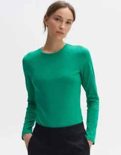 someday Fashion Shirts>Longsleeve Smilla Pepper Green