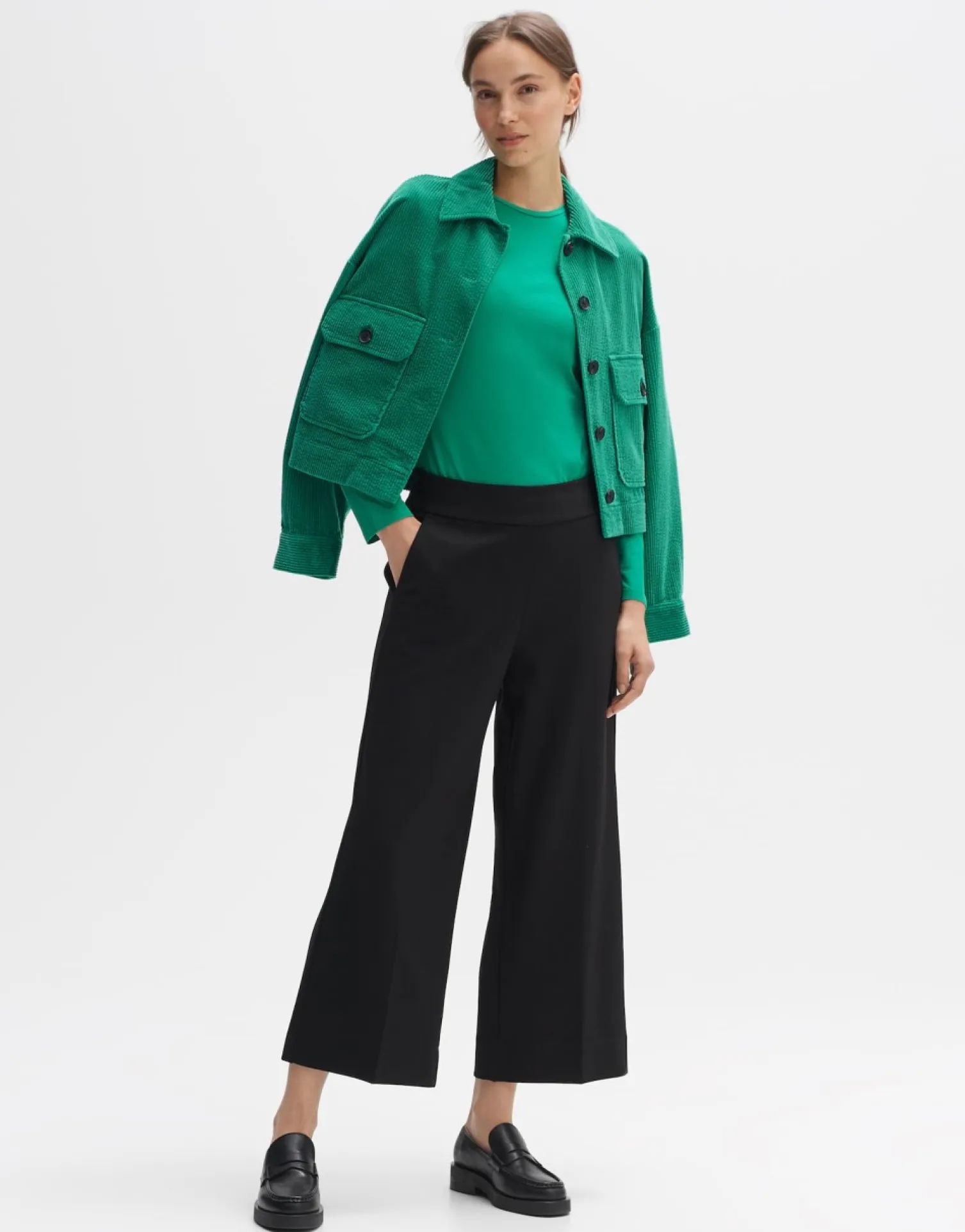 someday Fashion Shirts>Longsleeve Smilla Pepper Green