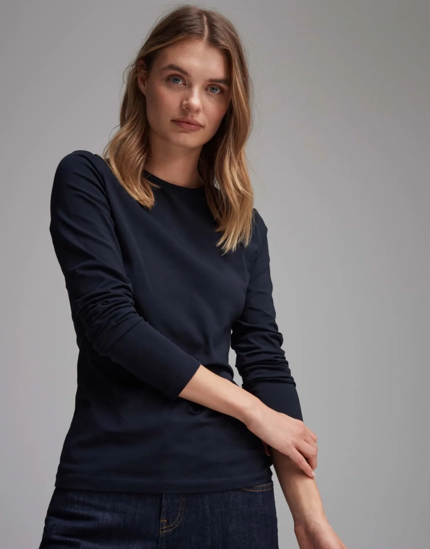 someday Fashion Shirts>Longsleeve Smilla Simply Blue