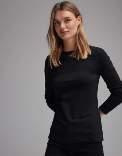 someday Fashion Shirts>Longsleeve Smilla Black