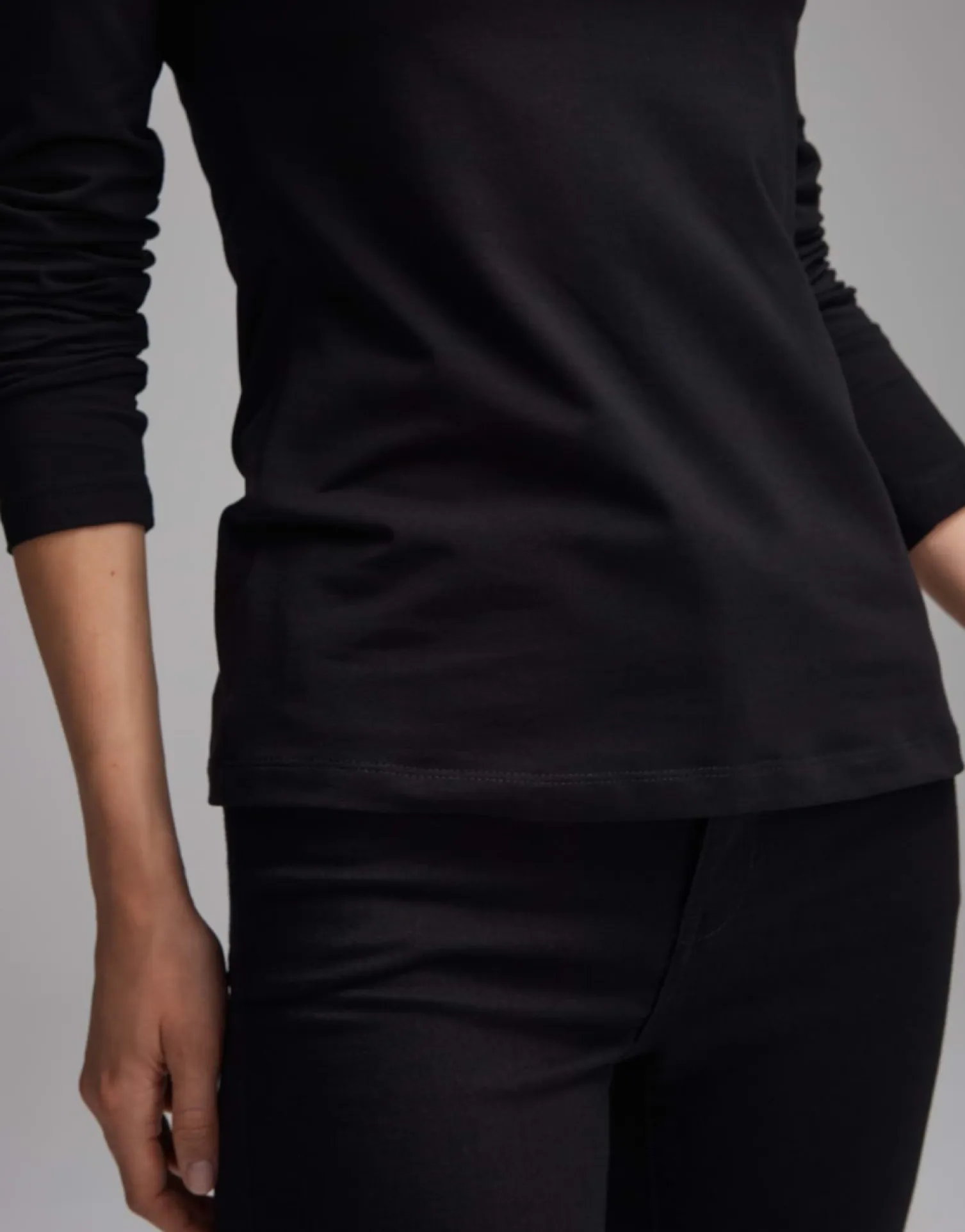 someday Fashion Shirts>Longsleeve Smilla Black