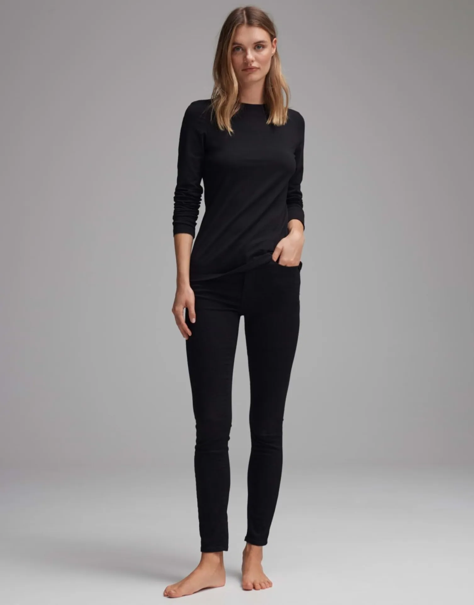 someday Fashion Shirts>Longsleeve Smilla Black
