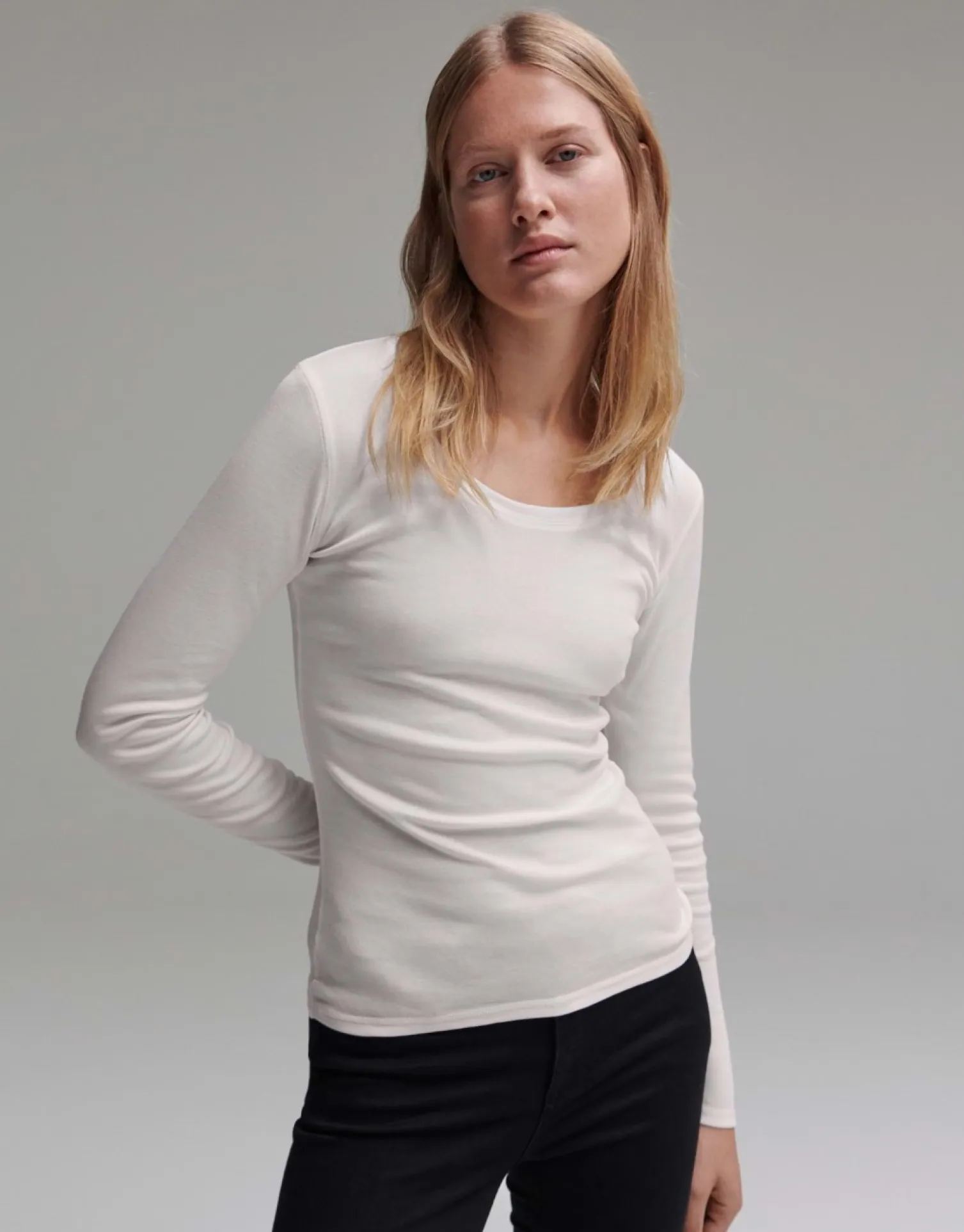 someday Fashion Shirts>Longsleeve Sorana Milk