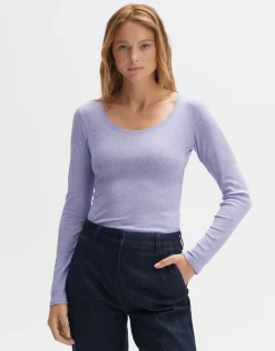 someday Fashion Shirts>Longsleeve Sorana Soft Viola
