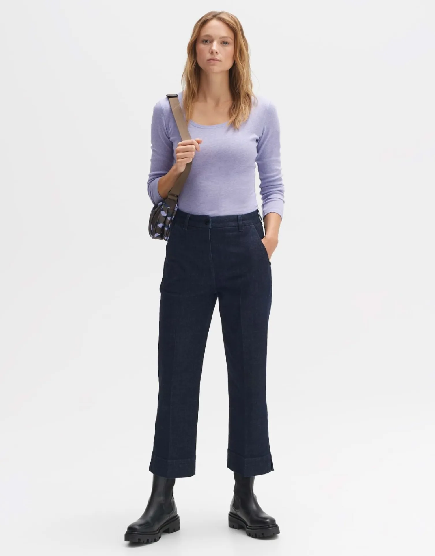 someday Fashion Shirts>Longsleeve Sorana Soft Viola